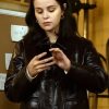 Shop Mabel Mora Only Murders in the Building SO5 Leather Coat
