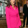 Shop Jami Gertz Pink Blazer