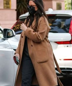 Shop Olivia Munn Brown Trench Coat