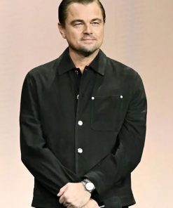 Buy One Battle After Another Leonardo DiCaprio Suede Jacket