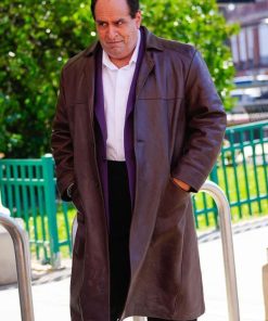Buy The Penguin Oswald Cobblepot Leather Coat