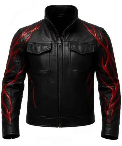 Shop Prototype Black Leather Jacket