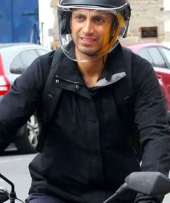 Buy Relay Riz Ahmed Black Cotton Jacket