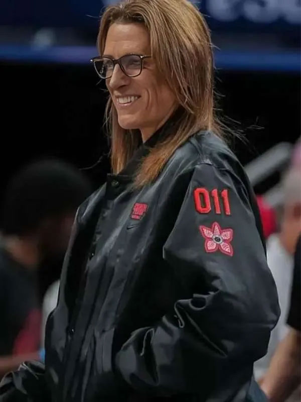 Shop Basketball Coach Stephanie White Bomber Jacket