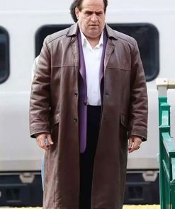 Shop Oswald Cobblepot Brown Leather Coat