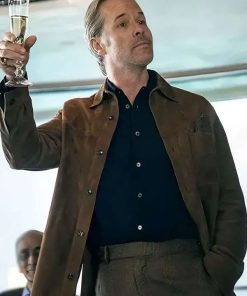 Buy The Woman in Cabin 10 Guy Pearce Leather Jacket