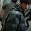 Shop Twelve SO1 Won Seung Puffer Leather Jacket