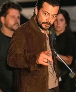 Shop Two Graves S01 Álvaro Morte Brown Bomber Jacket