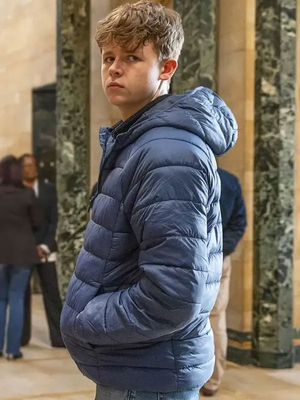 Buy Unforgivable 2025 Finn McParland Blue Puffer Jacket