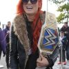 Buy Becky Lynch Shearling Leather Jacket