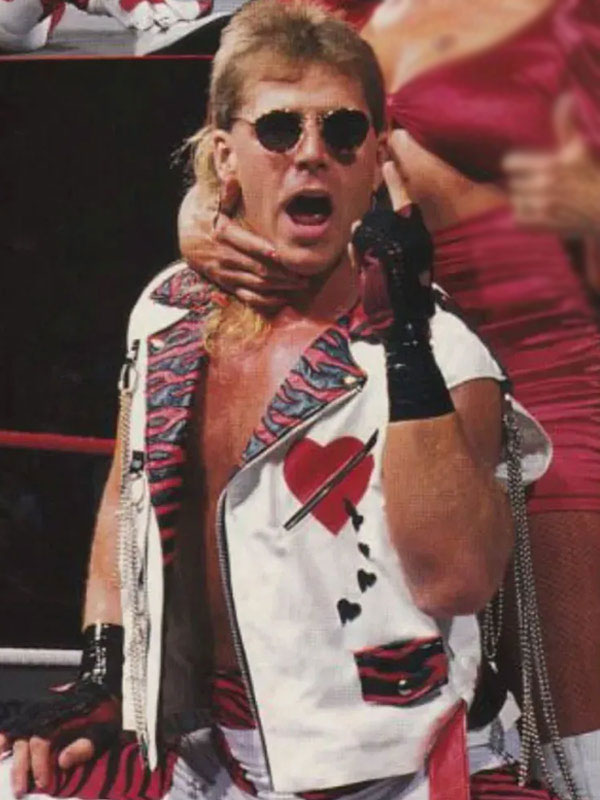 Buy Shawn Michaels White Leather Vest