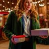 Shop A Cherry Pie Christmas Katie Leclerc Green Coat
