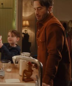 Shop A Cherry Pie Christmas Ryan Carnes Brown Jacket