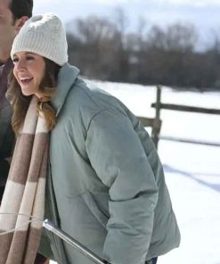 Shop A Royal Christmas Tail Brittany Underwood Puffer Jacket