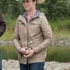 Shop Alisha Newton Heartland Beige Jacket