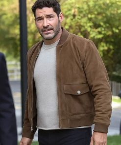 Shop CIA SO1 Hart Hoxton Suede Leather Jacket