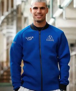 Shop Carlos Alcaraz Laver Cup Blue Jacket