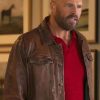 Shop David Denman Peacemaker Brown Jacket