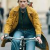 Buy Sarah Tucker TV Series Down Cemetery Ruth Wilson Mustard Cotton Coat