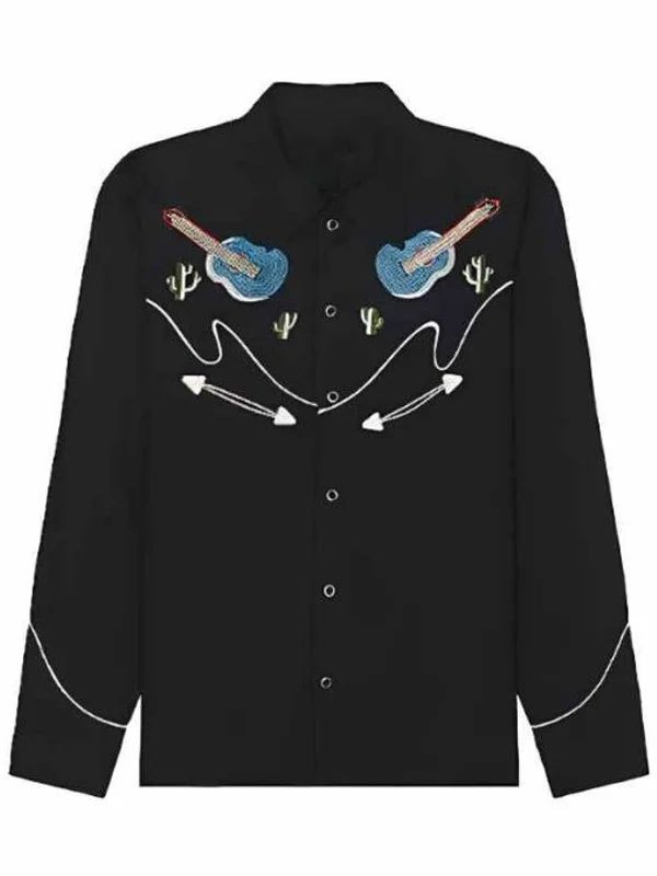 Shop Gen V S02 Asa Germann Black Guitar Shirt