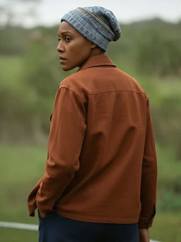 Shop Hijack S02 Christine Adams Brown Jacket