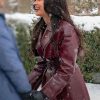 Shop Jameela Jamil A Merry Little Ex-Mas Leather Coat