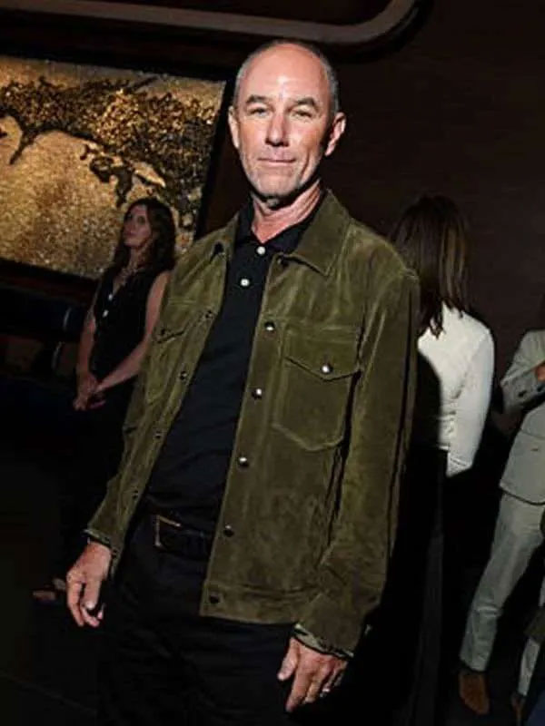Shop Jamie McShane Task Green Suede Jacket