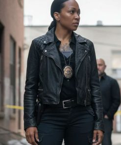 Shop Kali Reis Mercy Black Leather Jacket