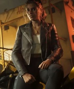 Shop Lucia Caminos GTA VI Biker Leather Jacket