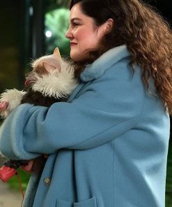 Shop Megan Stalter Too Much S01 Blue Coat