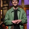 Shop Timothée Chalamet Green Leather Jacket