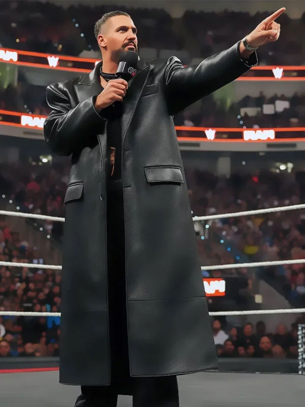 Shop Seth Rollins 2025 Monday Night RAW Leather Coat