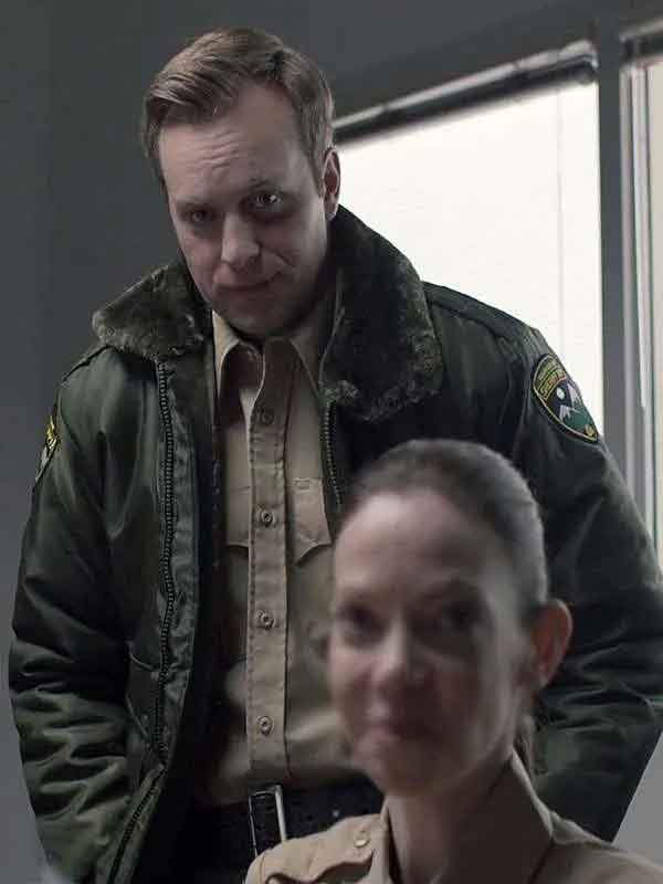 The Wolf of Snow Hollow Green Jacket - Image 3