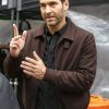Shop Tom Ellis CIA Brown Wool Jacket