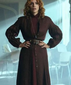 Shop Wednesday S02 Isadora Capri Burgundy Coat