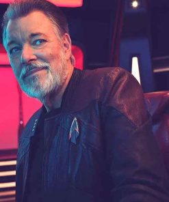 Shop Will Riker Star Trek Picard S03 Leather Jacket