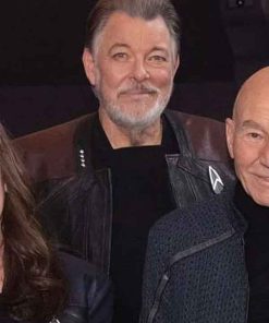 Shop Will Riker Star Trek Picard Leather Jacket
