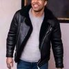 Shop 12 Dates of Christmas Chad Savage Black Leather Jacket