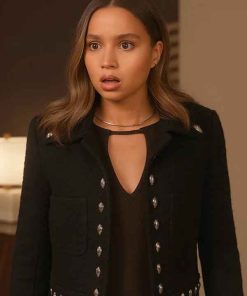 Buy 9-1-1 May Grant Black Wool Jacket