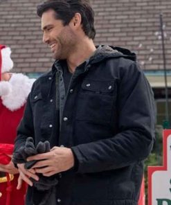 Shop A Bills Love Story 2025 Matthew Daddario Black Cotton Jacket