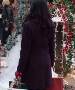Shop A Gingerbread Christmas Tiya Purple Coat