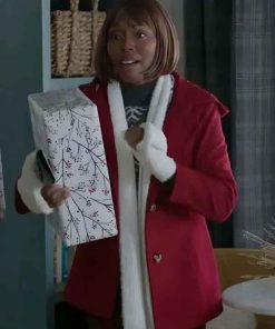 Buy Aleta Myles Christmas On Duty Hooded Coat