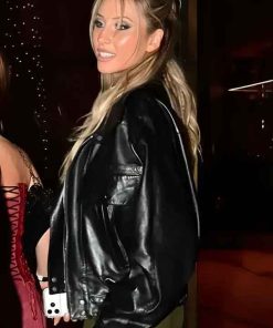 Shop Alix Earle Beverly Hills Leather Jacket