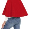 Shop Christmas Red Crop Cape