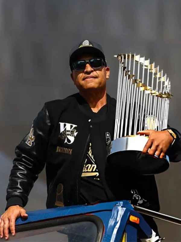 Shop Dave Roberts Dodgers World Series Championship Jacket