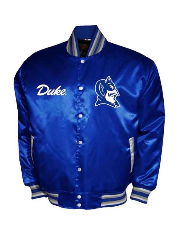 Shop Duke Blue Devils Tide Club Satin Jacket