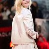 Shop Elle Fanning Predator Badlands 2025 Leather Jacket