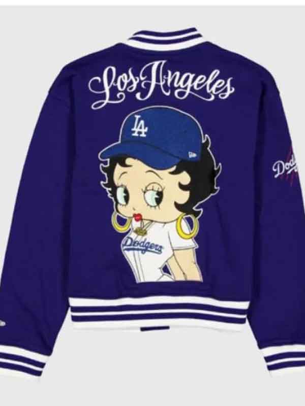 Shop New Era x Bella Dona x Betty Boop Dodgers Jacket