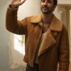 Shop I Love LA Jordan Firstman Shearling Leather Jacket