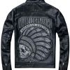 Shop Indian Skull Black Jacket